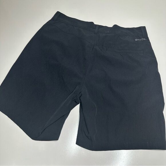 Spyder Black Outdoor Adventure Shorts in Size XL with 7.75" IS - Picture 3 of 7